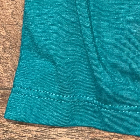 Eastern Mountain Sports Fully Lined Turquoise Sleeveless Dress with Pockets - Picture 4 of 11